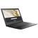 Alt View 1. Lenovo - Lenovo IdeaPad 3 CB 11AST5 11.6" Chromebook AMD A6-9220C 4GB Ram 64GB eMMC ChromeOS - Refurbished - Onyx Black.