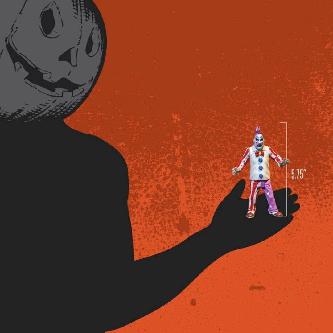 Back. Trick or Treat Studios - House of 1000 Corpses Captain Spaulding 5-Inch Scale Action Figure - Red.