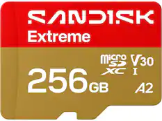 SANDISK Extreme Micro SD V30 XC I 256 GB A2