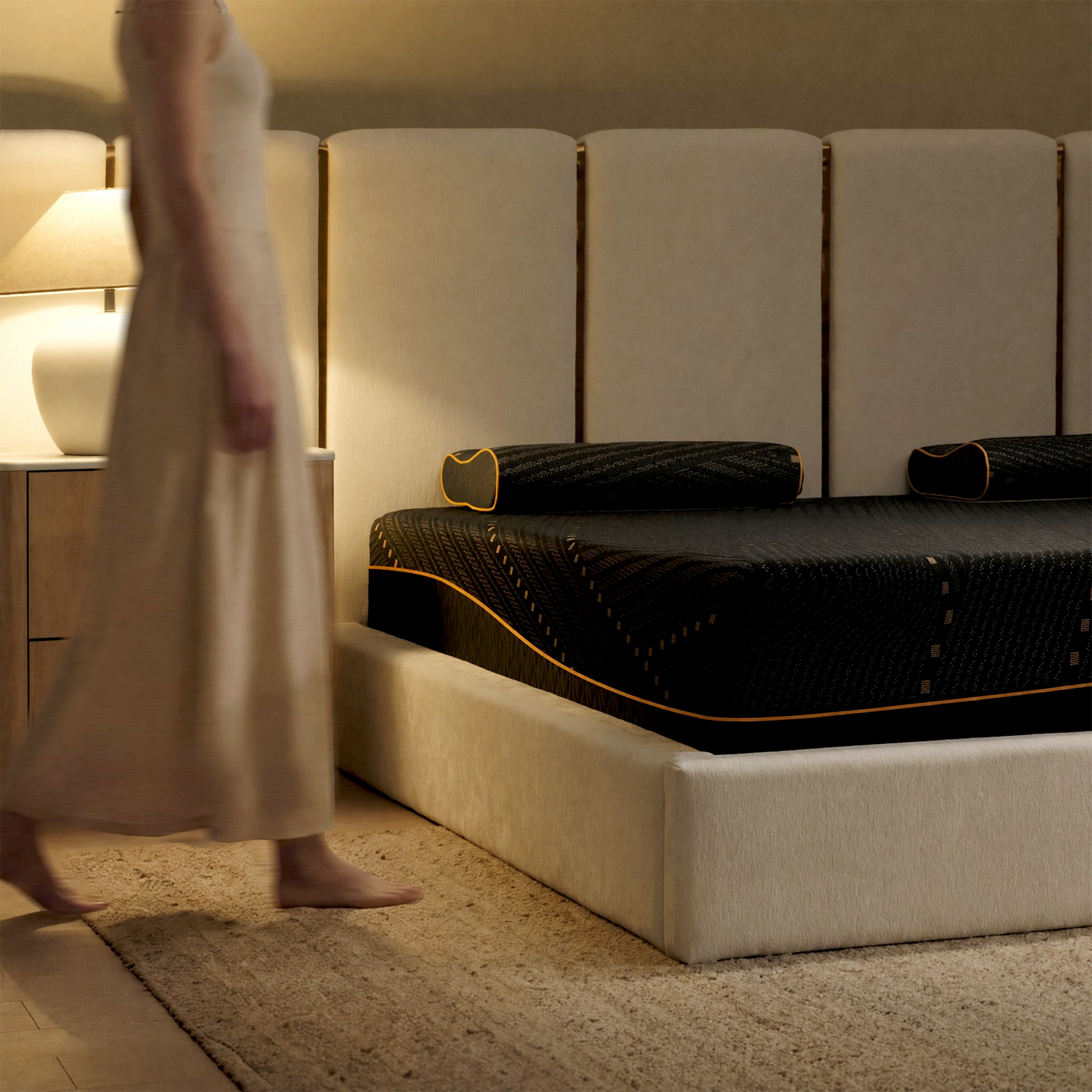 Alt View 3. ModernMate - 12" Cooling Gel Memory Foam Mattress Medium Firm Mattress with Ice-Tech Cover Mattress In a Box - Black.