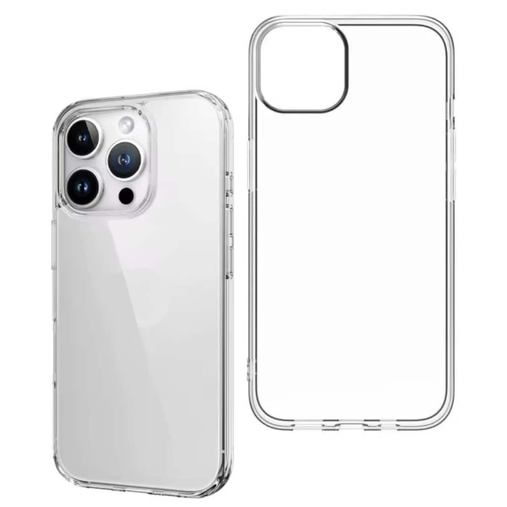 Qixxronics - Phone Case for iPhone 16 Pro Max Case Shockproof Phone Case for iPhone 16 Pro Max - Clear