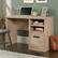 Front. Sauder - Aspen Post Single Ped Desk Pmo - Prime Oak.