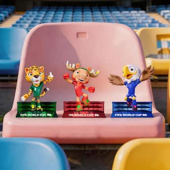 FIFA 2026 World Cup Official Licensed Mascot Figurines Set of 3 FIFA 2026 World Cup Official Licensed Mascot Figurines Set of 3