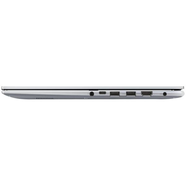 Alt View 4. ASUS - VivoBook K1703ZA-WH34 17.3” FHD Intel Core i3-1220P 1.1 GHz up to 4.4GHz 8GB 256GB SSD Windows 11 Home - Silver.