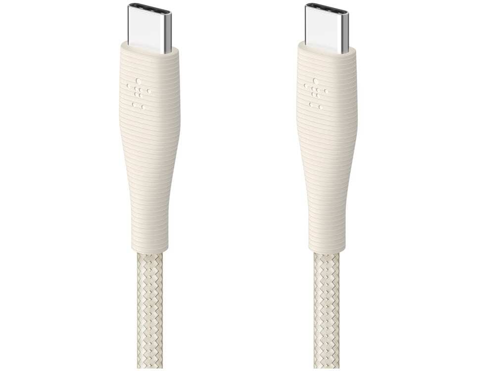 Left. Belkin - Belkin Signature Edition 5FT Type USB- C to USB- C Cable White - White.