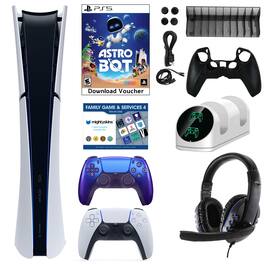 PS5 Digital Astrobot Console with Accessories Kit, Voucher & Extra Dualsense Controller - PlayStation 5