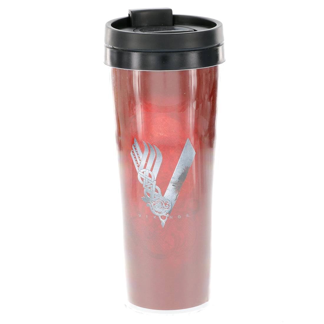 Alt View 1. Seven20 - Vikings 10-oz. Insulated Travel Mug - Red.