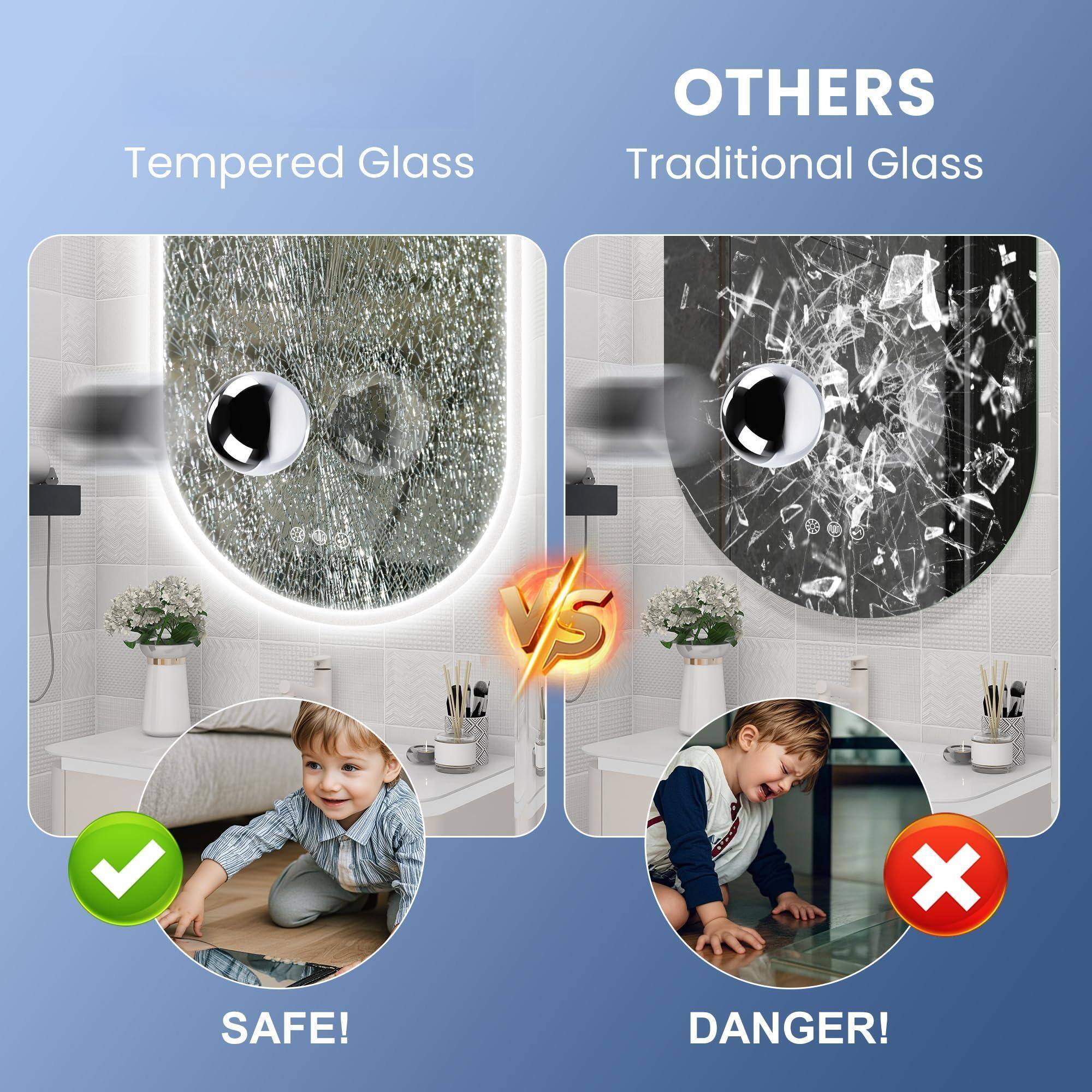 Tempered Glass vs Traditional Glass

SAFE! DANGER!

Others