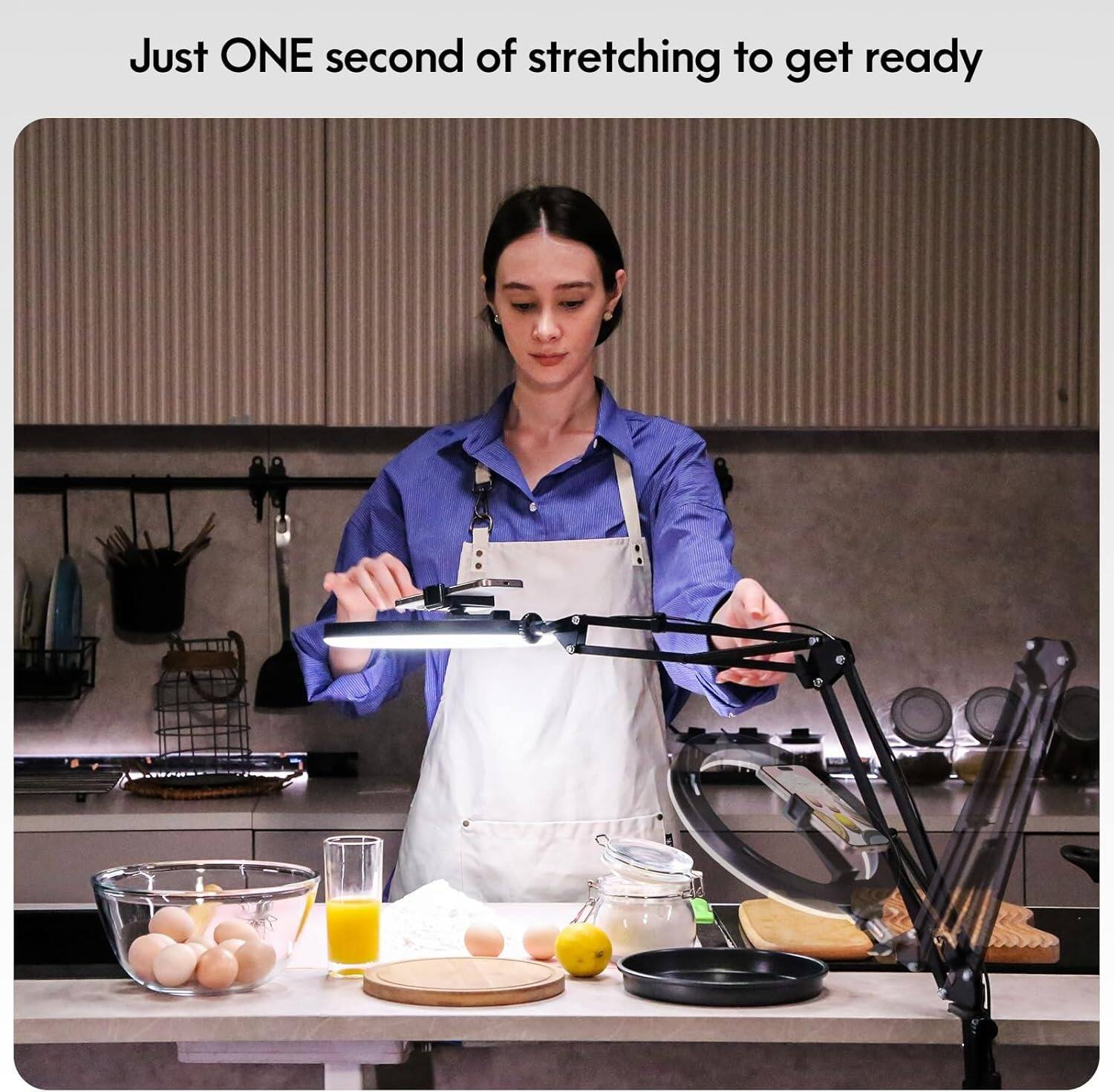 Just ONE second of stretching to get ready