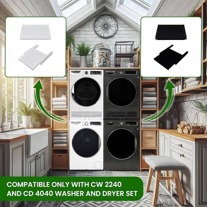 COMPATIBLE ONLY WITH CW 2240 AND CD 4040 WASHER AND DRYER SET