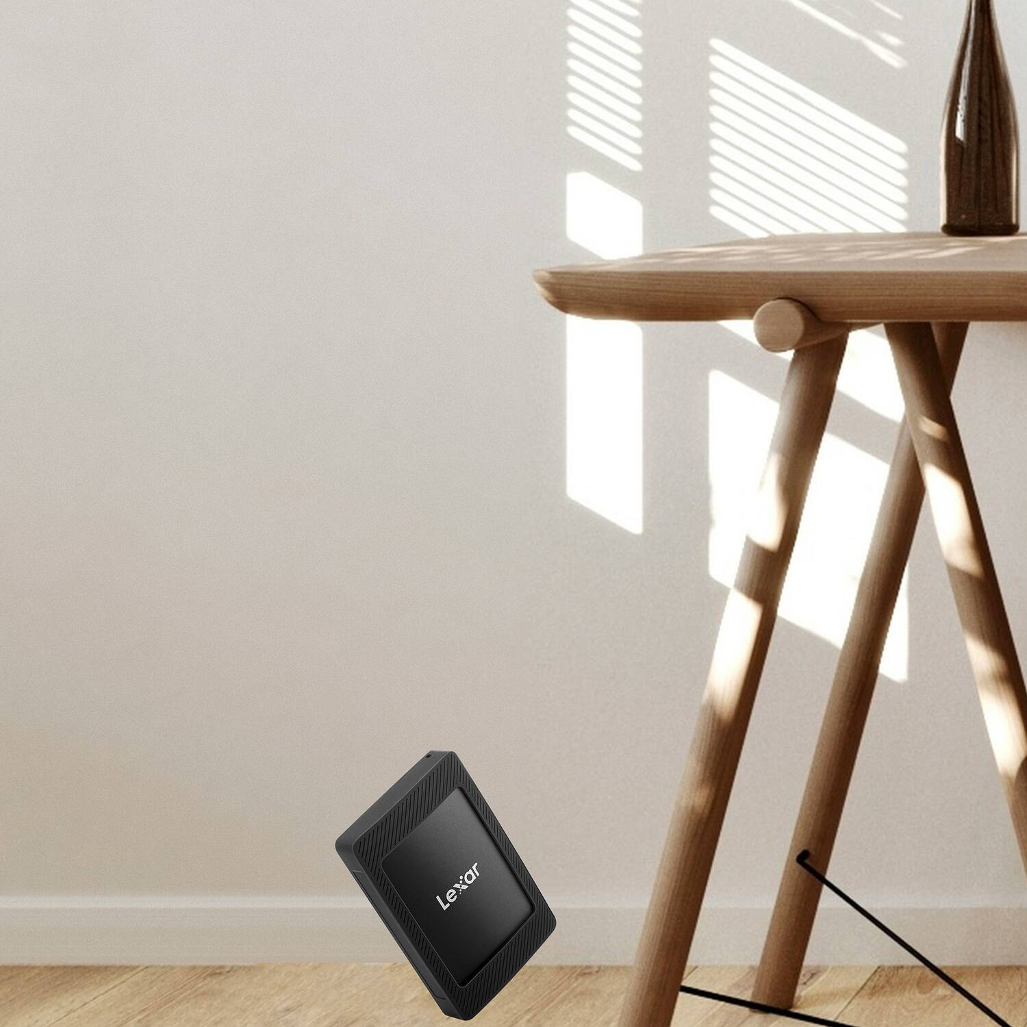 Alt View 7. Lexar - SL500 Portable USB 3.2 Gen 2x2 SSD 4 TB with Magnetic Set - Black.