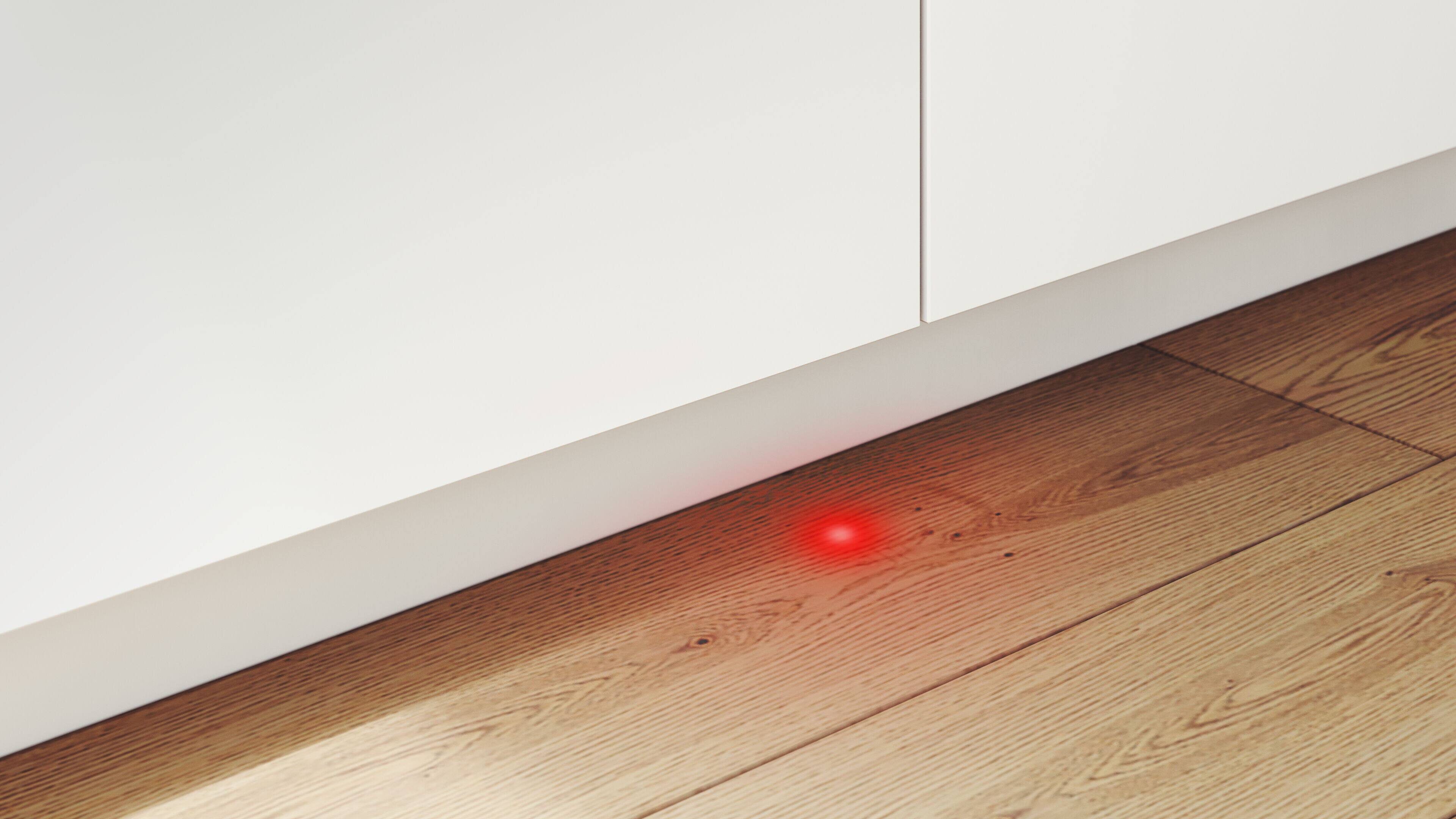 Alt View 4. Bosch - 300 Series 24" Top Control Smart Built-In Tub Dishwasher with 3rd Rack and Zone Wash, 46 dBA - White.