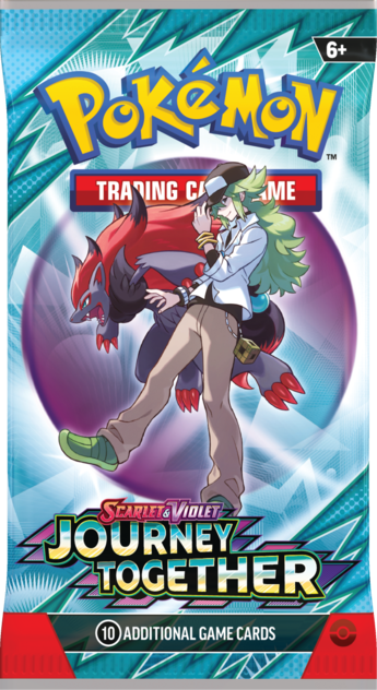pokemon tcg: 3 booster packs Trading Card Game This set includes a special foil promo card featuring Scrafty Pokemon Scarlet & Violet Journey