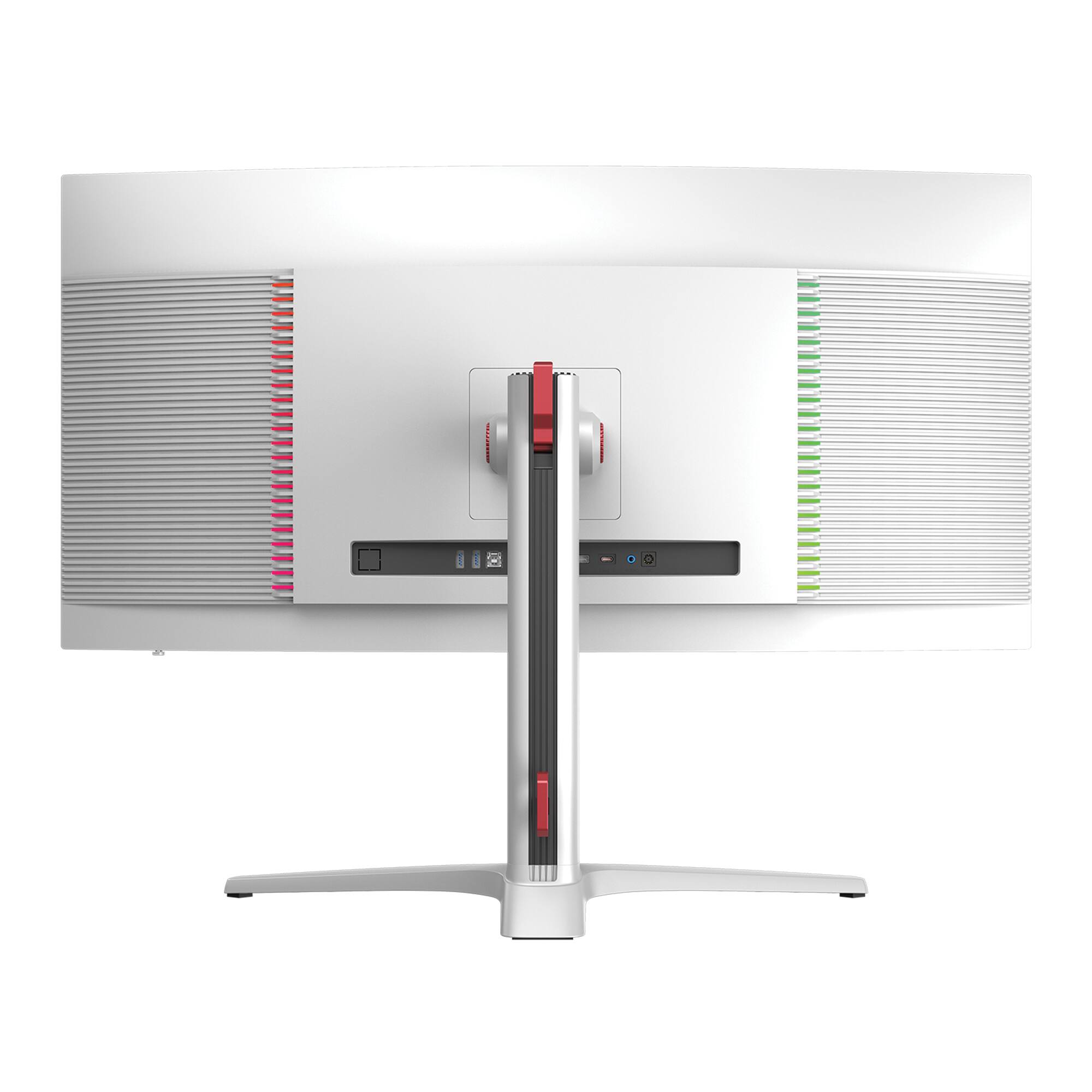 Back. Mobile Pixels - 34-In. LED Curved Gaming Monitor - Black.