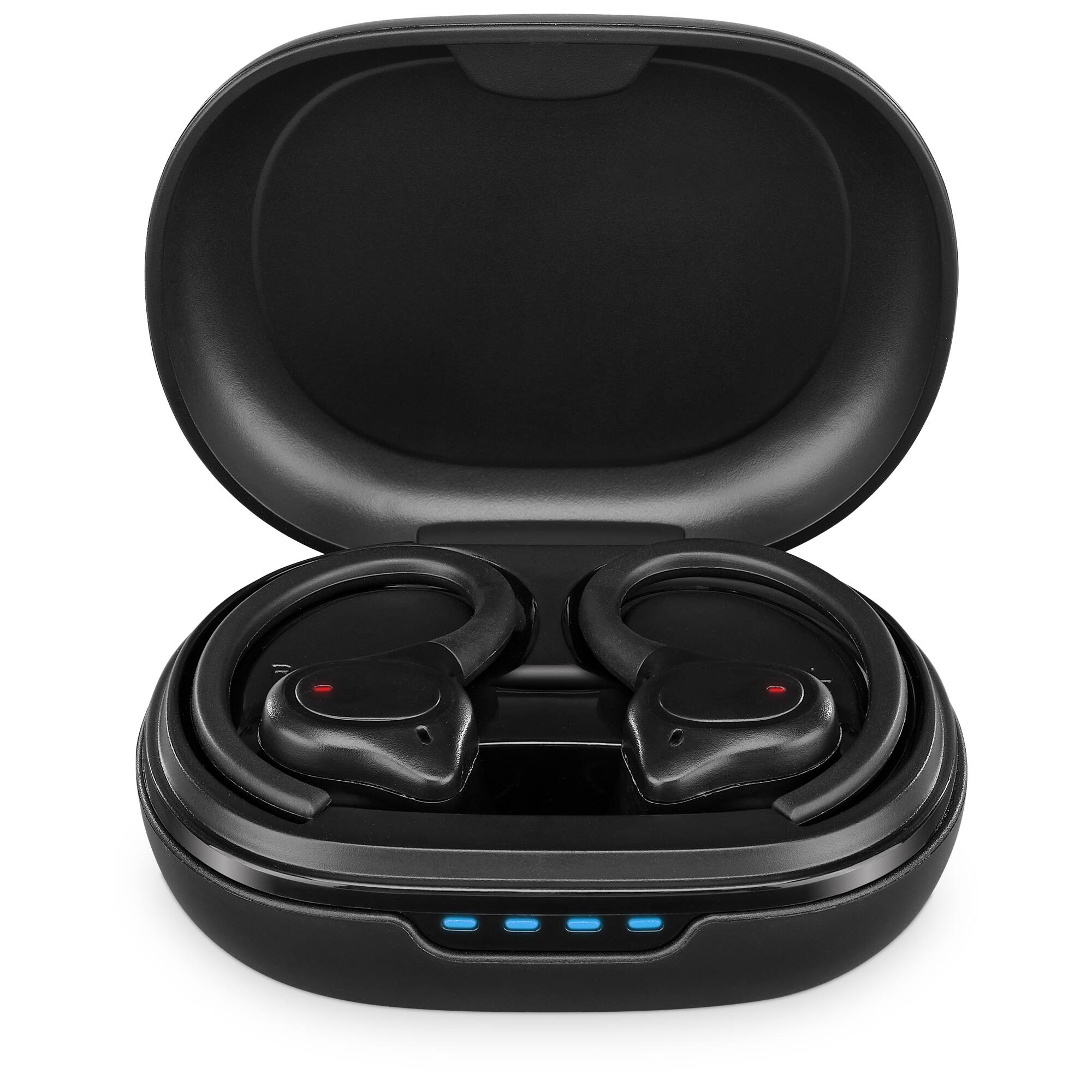 Angle. iLive - Waterproof Truly Wireless Earbuds - Black.