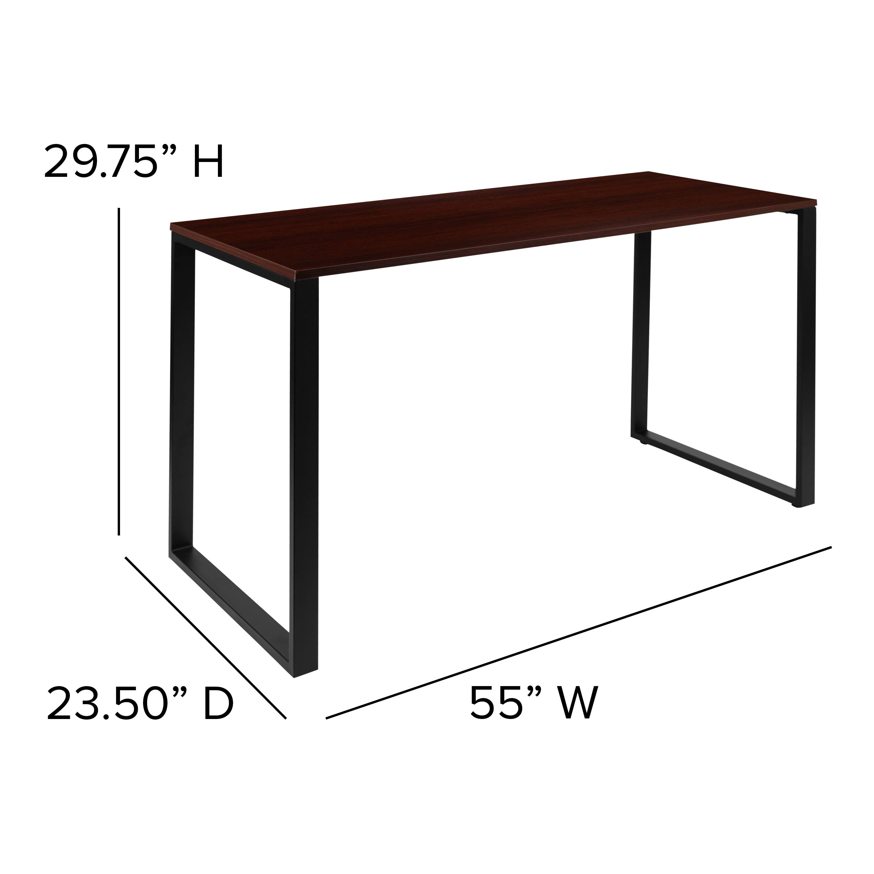 29.75" H  
23.50" D  
55" W