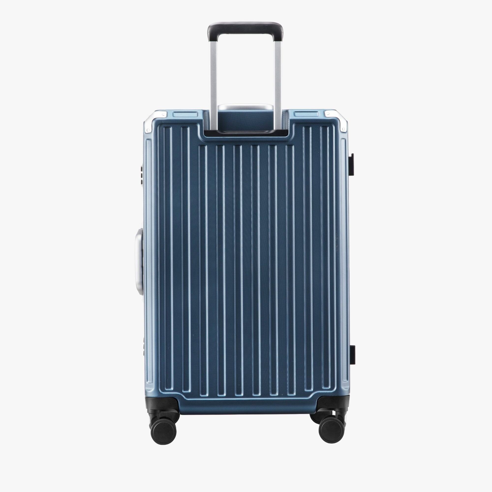 Alt View 9. LUGGEX - LUGGEX 20 28 Inch 8010S Aluminum Zipperless Polycarbonate Luggage Set - ZX-Core - Blue.
