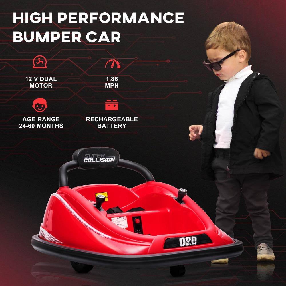HIGH PERFORMANCE BUMPER CAR

- 12 V DUAL MOTOR
- 1.86 MPH
- AGE RANGE 24-60 MONTHS
- RECHARGEABLE BATTERY
- SUPER COLLISION

020
