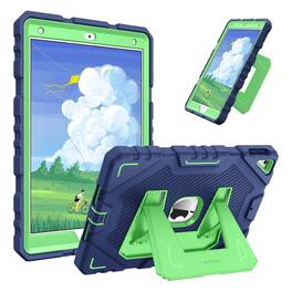 Kitcheniva - Full-Body Shockproof Case For iPad 9th 8th 7th Gen 10.2" - Navy/Green