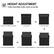 HEIGHT ADJUSTMENT
Freely retractable stroke, watch as you like
1. Turn on the TV hidden in the cabinet
2. TV rises slowly
3. TV mute rises slowly
4. The TV rises to the right position
5. The TV rises to a suitable viewing position
6. Adjust the height according to your mood