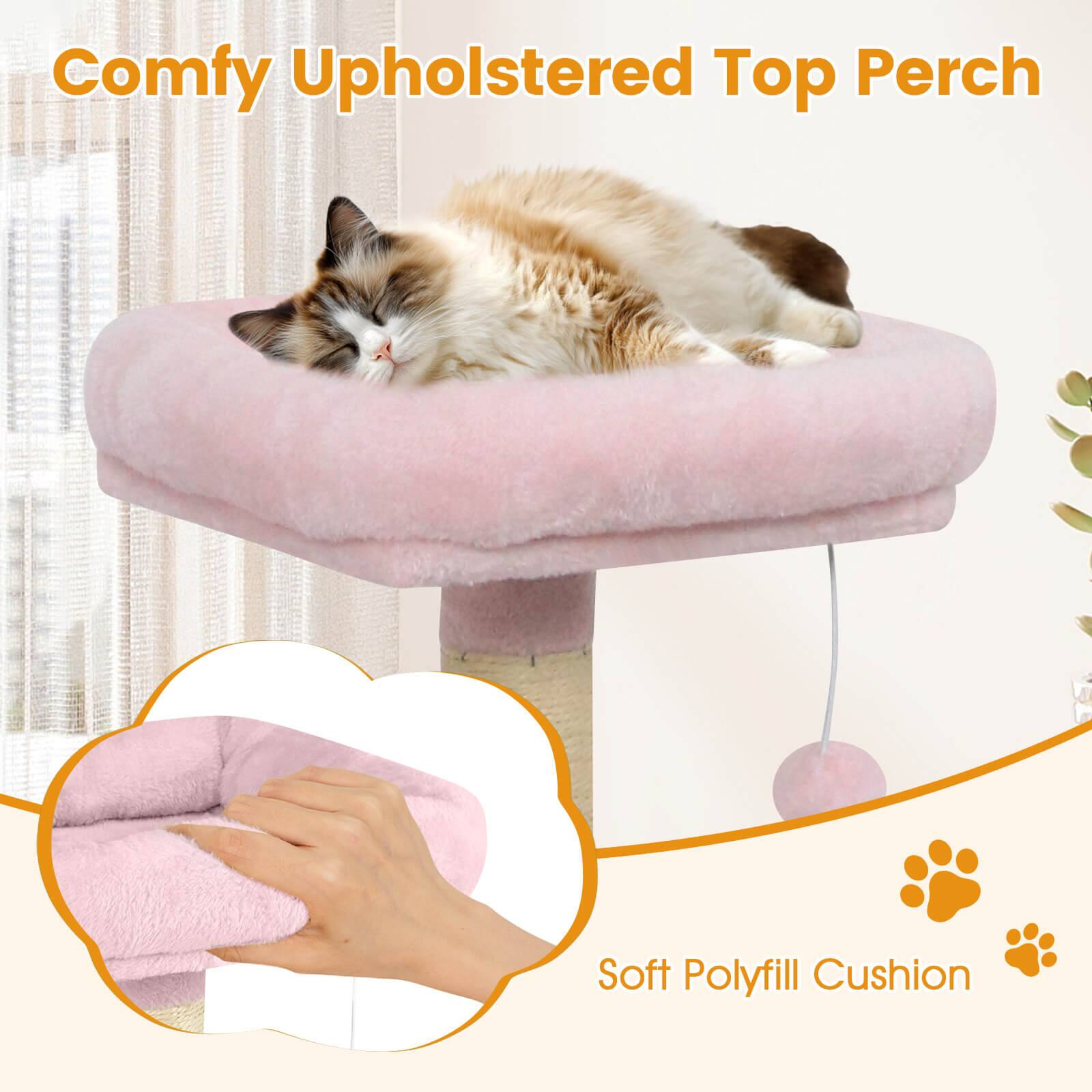 Comfy Upholstered Top Perch

Soft Polyfill Cushion