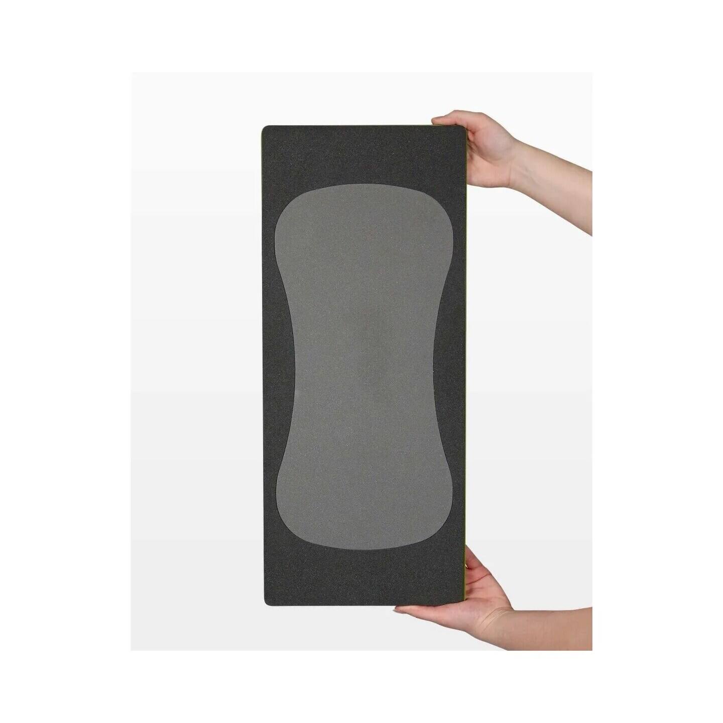 Alt View 1. AccuQuilt - GO! Burp Cloth 10 x 24 Inch Block on Board Fabric Cutting Die for Quilting Projects, Wall Hangings, Layer Cake Squares - Multicolor.