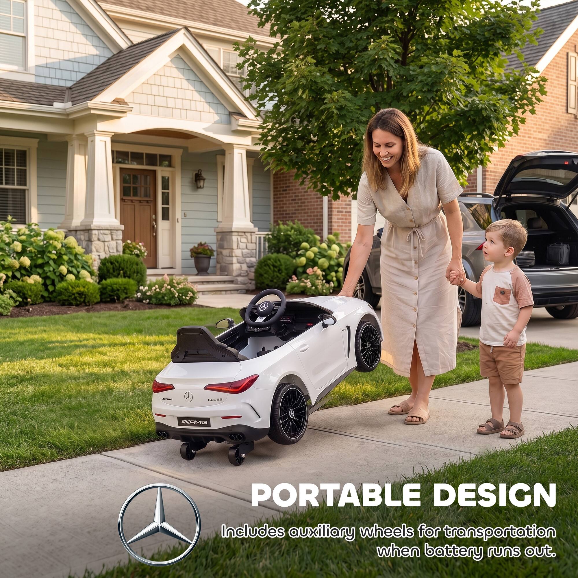 GLE 47
AMG
PORTABLE DESIGN
Includes auxiliary wheels for transportation when battery runs out.