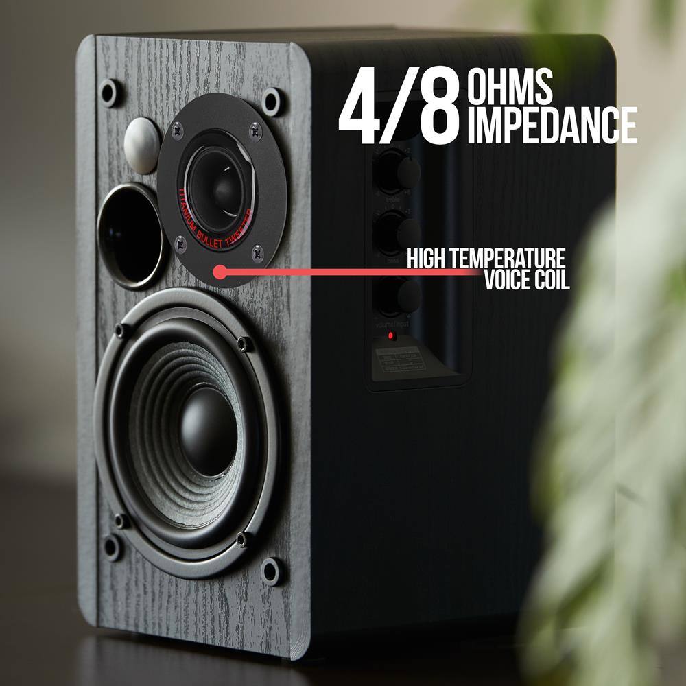 TANium Tweeter  
Bullet 4/8 Ohms Impedance  
High Temperature Voice Coil