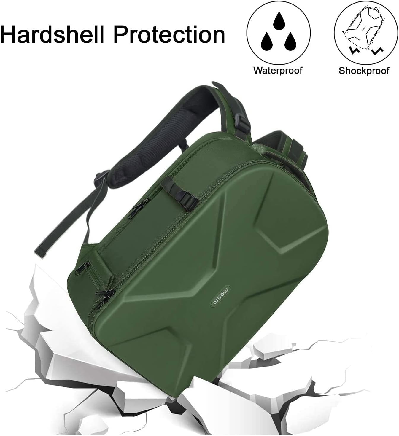 Hardshell Protection  
Waterproof  
Shockproof