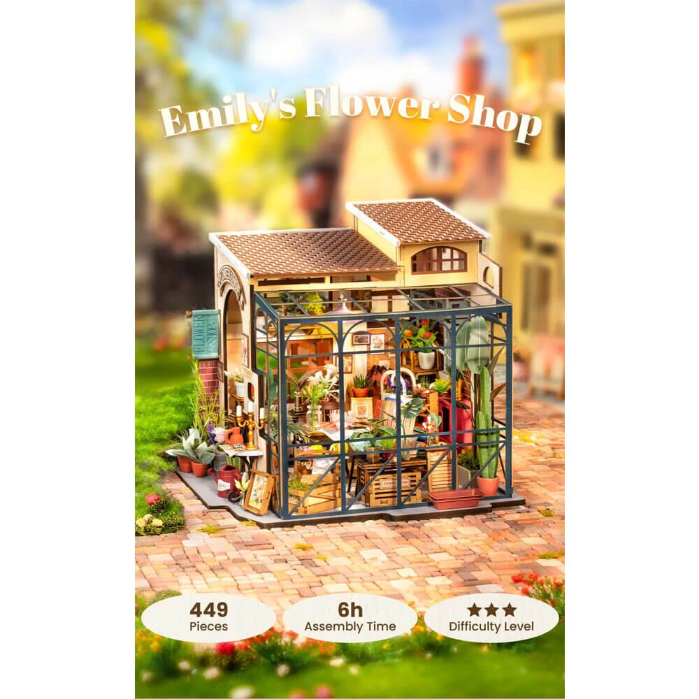 Emily's Flower Shop  
449 Pieces  
6h Assembly Time  
Difficulty Level: ★★★★