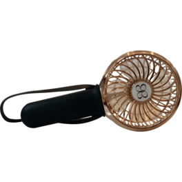 BuggyGear - 3-Speed Turbo Fan and Flashlight - Black/Rose Gold