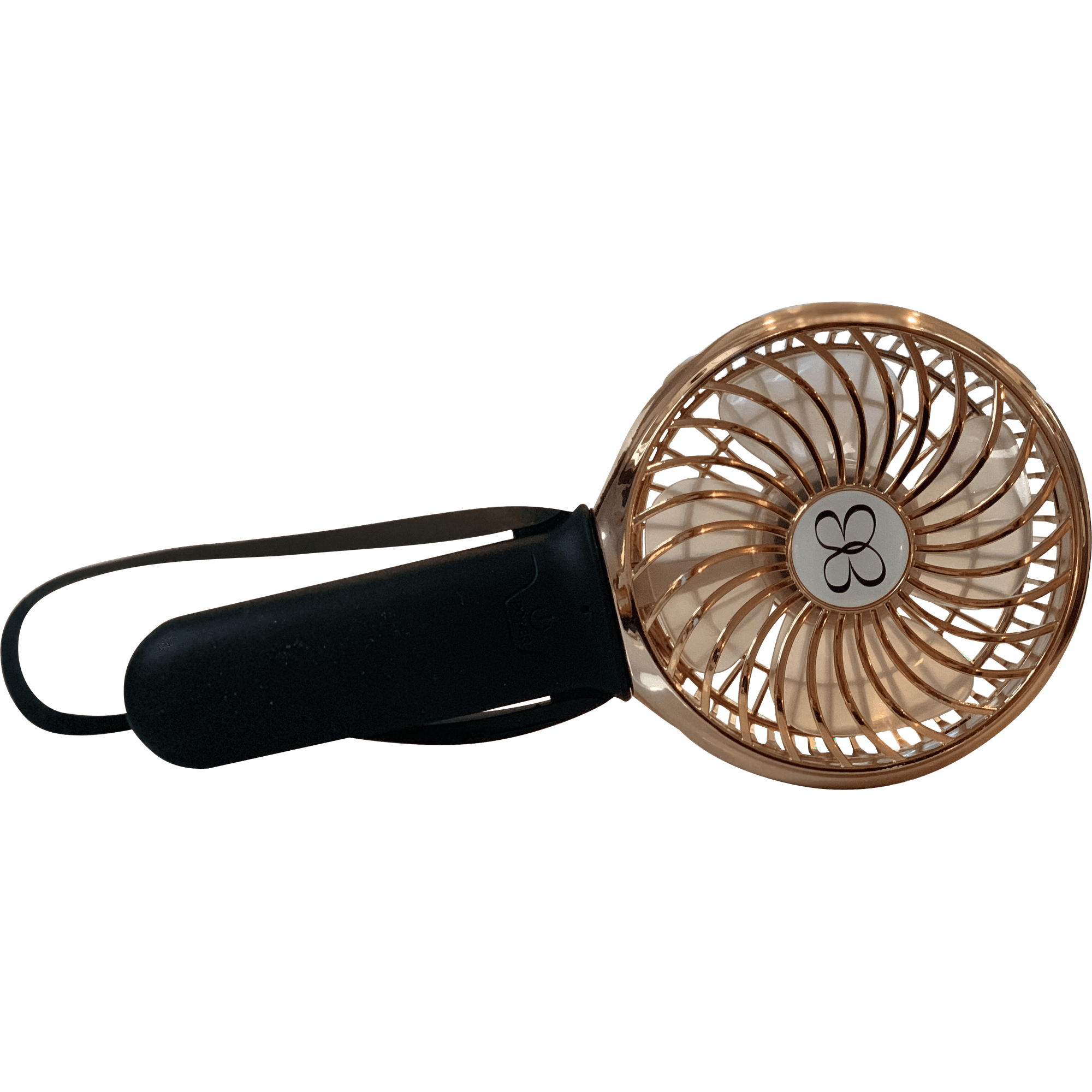Front. BuggyGear - 3-Speed Turbo Fan and Flashlight - Black/Rose Gold.