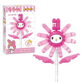 Brickcraft - Sanrio My Melody Flower 92 Piece Brick Building Set - Multi-Colored