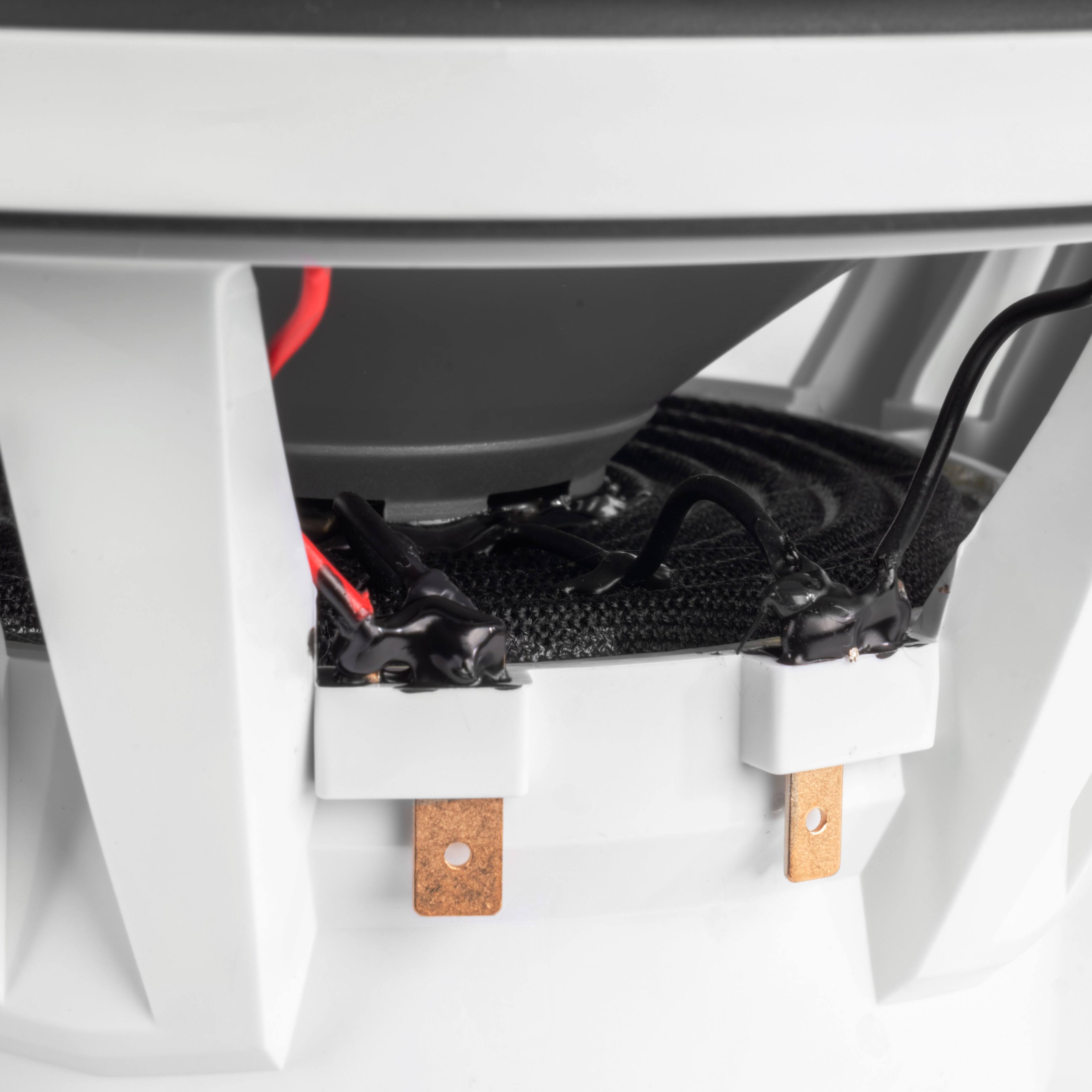 Alt View 5. NVX - MVSP8 (Includes White & Black Grill Sets) 750W Peak (250W RMS) 8in V-Series 2-Way Marine Speakers.