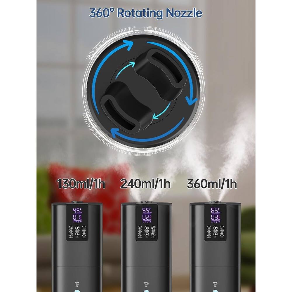 360° Rotating Nozzle

130ml/1h 240ml/1h 360ml/1h