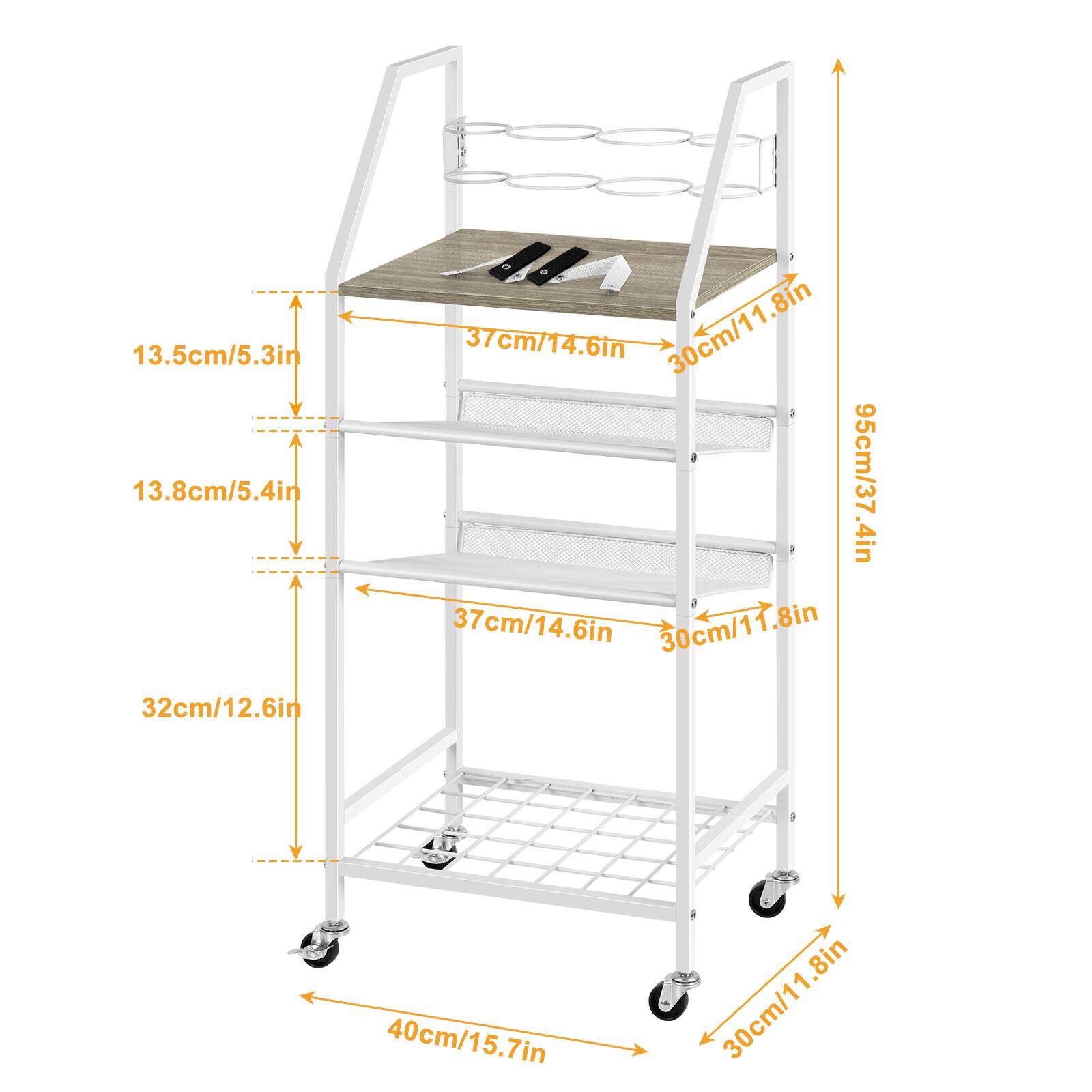 13.5cm/5.3in  
13.8cm/5.4in  
37cm/14.6in  
30cm/11.8in  
95cm/37.4in  
37cm/14.6in  
30cm/11.8in  
32cm/12.6in  
40cm/15.7in