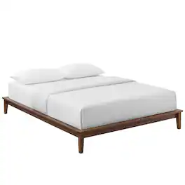 Modway - Lodge Wood Full Platform Bed Frame - Brown