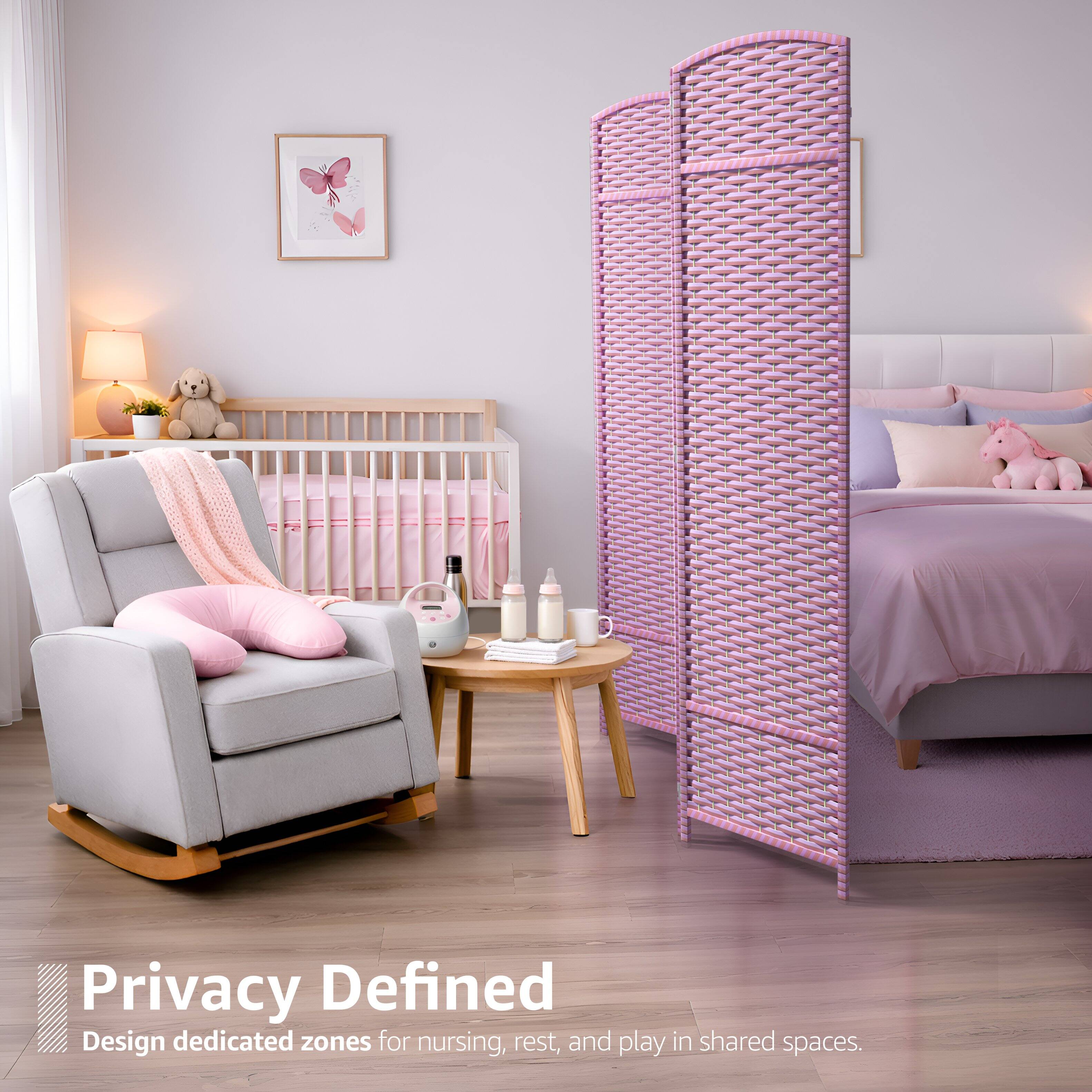 Privacy Defined  
Design dedicated zones for nursing, rest, and play in shared spaces.