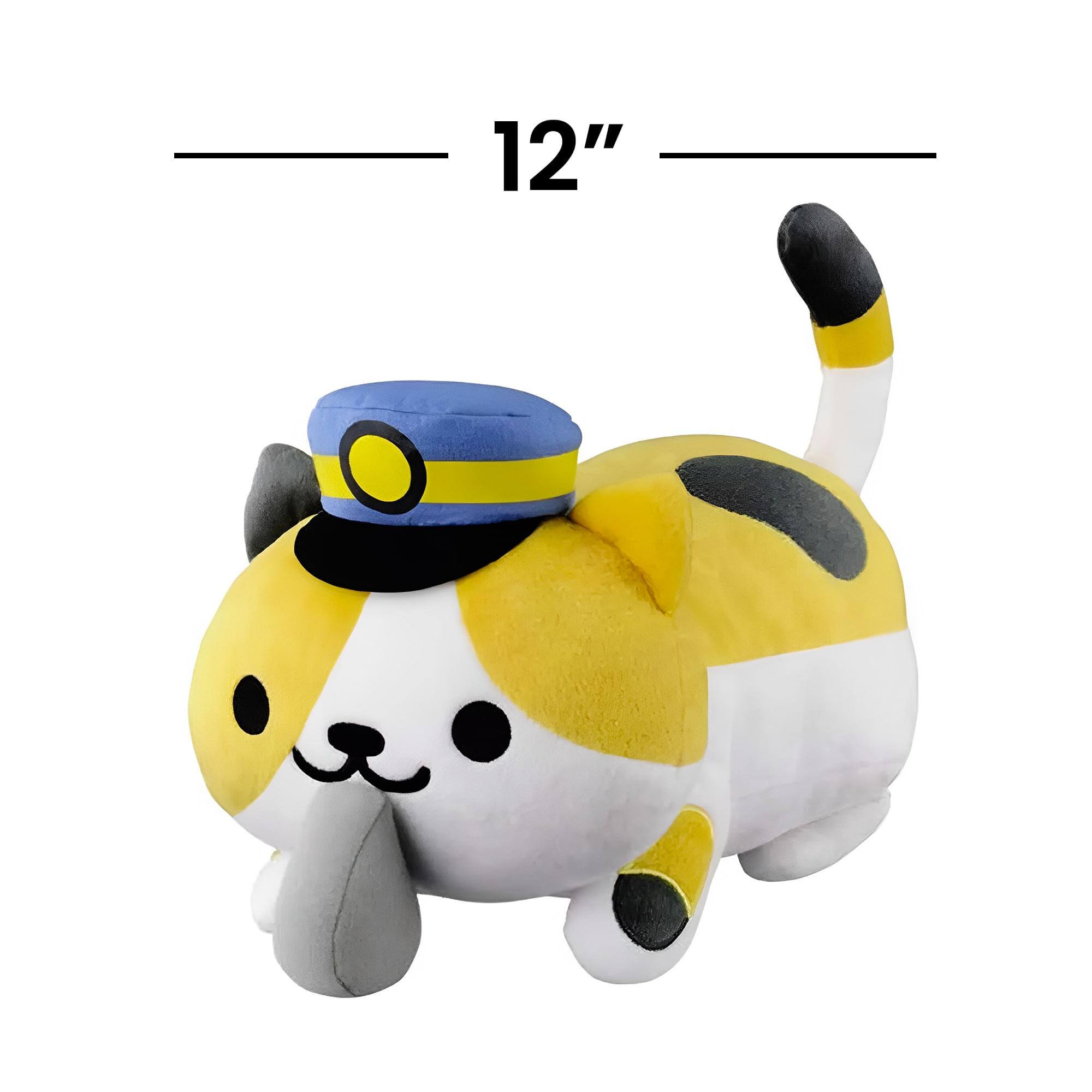 Alt View 10. Little Buddy - Neko Atsume: Kitty Collector 12" Plush: Conductor Whiskers - Beige.