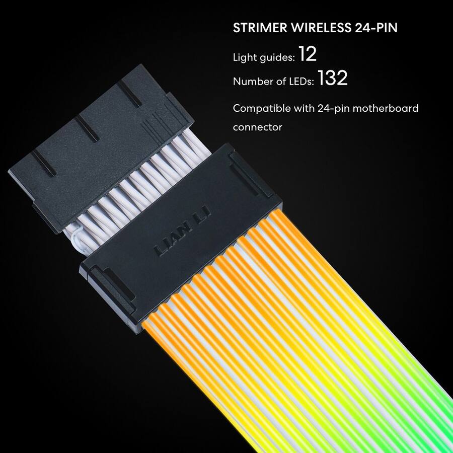 Lian Li Strimer Wireless 24 Pin Strimer L Connect 3.0 Wireless Lian Li Strimer Wireless 24 Pin Strimer L Connect 3.0 Wireless