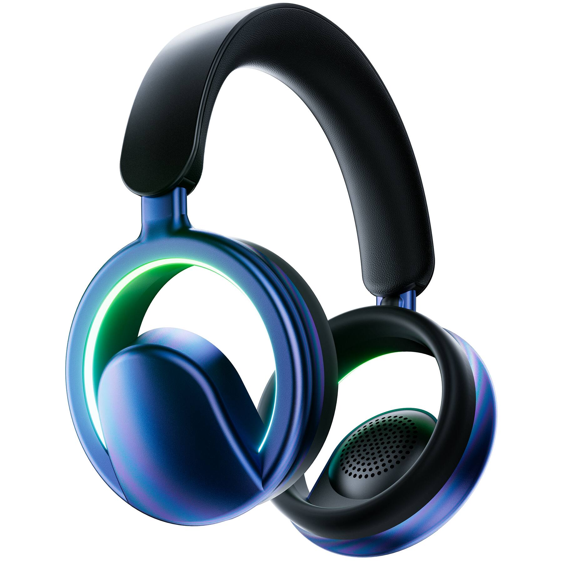 Front. VEAT00L - Wireless Bluetooth Open Ear Headphones with Detachable Mic, 20H Playtime, Ultra-Comfort, Rich Bass, Breathable.