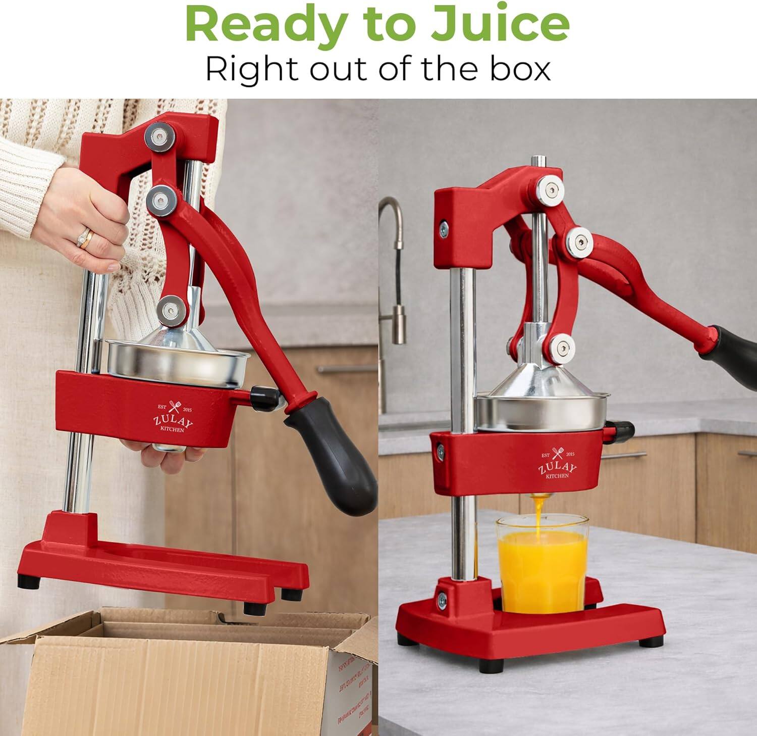 Ready to Juice  
Right out of the box