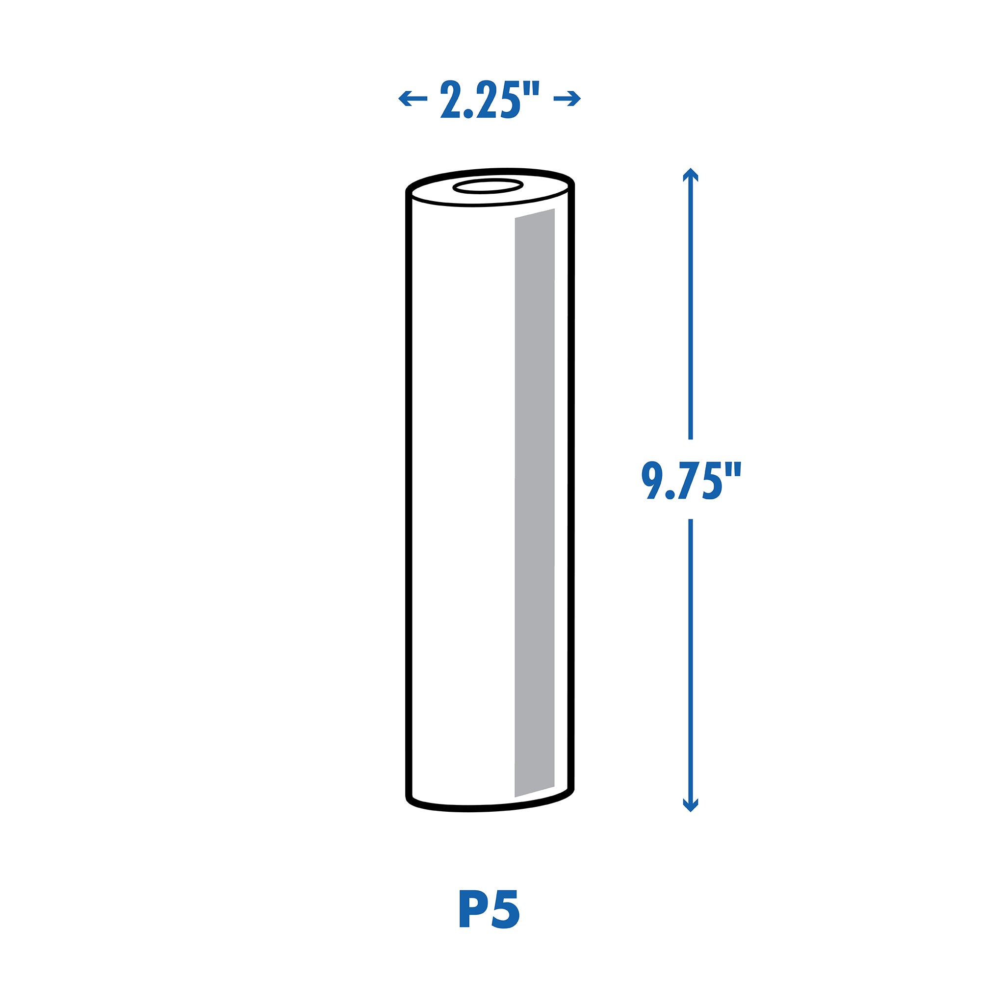 Alt View 16. Culligan - Culligan Fine Whole home Standard  3/4" Replacement Filter 2 Pack - Brown.