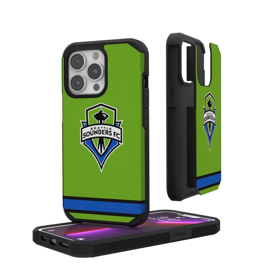 Keyscaper MLS Seattle Sounders FC iPhone Stripe Design Rugged Case 14 ...