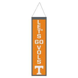 WinCraft - Tennessee Volunteers 8" x 32" Slogan Wool Banner - Multicolor