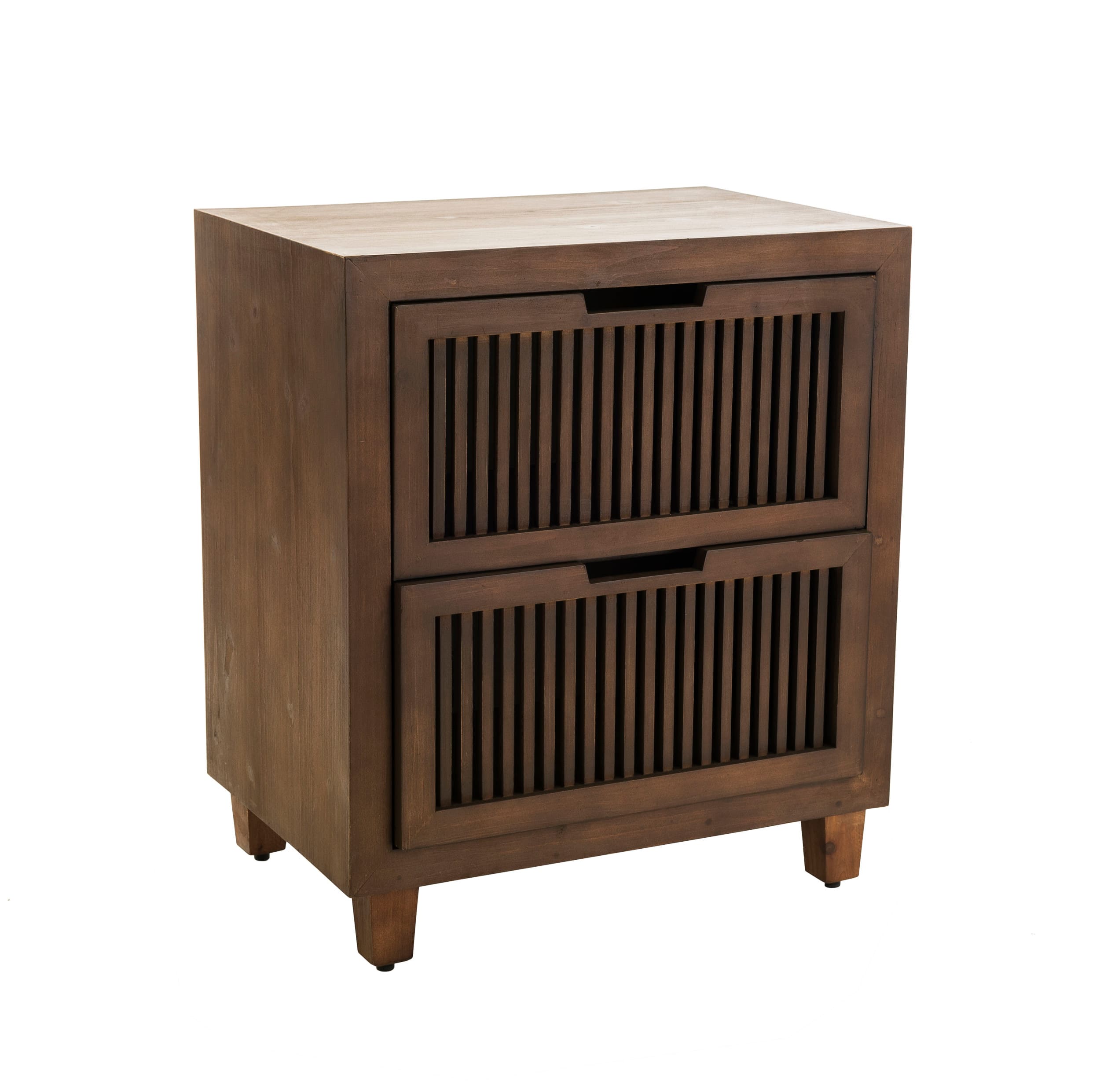 Adore Decor – Sawyer 2-Drawer Cabinet – Brown Sansujyuku sansujyuku.com