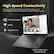 High-Speed Connectivity
Experience lightning-fast Wi-Fi, a crystal-clear HD camera, and powerful tools for streaming your favorite content with ease.
- 720p HD webcam
- WiFi 6
- Bluetooth 5.2
- Backlit keyboard with Numeric Keypad