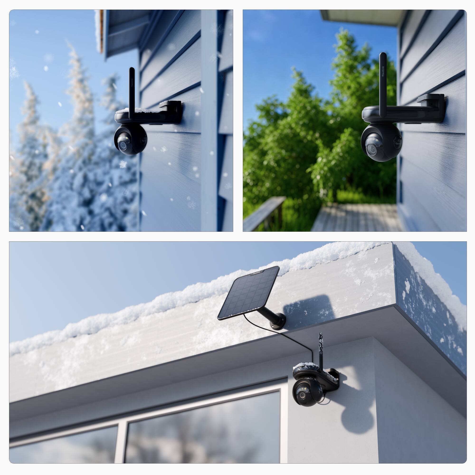 Alt View 8. Reolink - Reolink Altas PT Ultra 4K 360° Pan & Tilt 500-Day Long Lasting Battery Camera with Solar 10s Pre-recording Auto-Tracking - Black.
