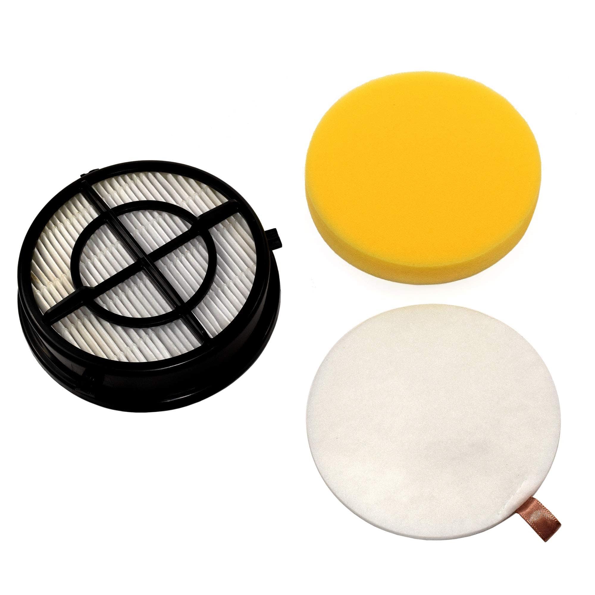 HQRP - Filter Kit Replacement for Bissell 16871, 1650 Series Pet Hair Eraser Upright Vacuum, 2 Pre-Motor + 1 Post-Motor