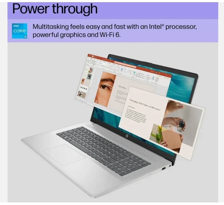 Power through

Multitasking feels easy and fast with an Intel® processor, powerful graphics and Wi-Fi 6.

Packaging That Makes a Difference